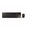 Teclado y ratón CHERRY DW 9100 fino universal RF inalámbrico + Bluetooth AZERTY francés negro