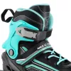Patines 2IN1 Nils Extreme NH18190 negro/azul talla M (34-38) con patines de hockey intercambiables