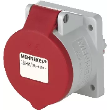 MENNEKES Toma CEE para montaje en panel 5x16A 3385 TwinCONTACT 400V IP44 recta 3385 (3385)