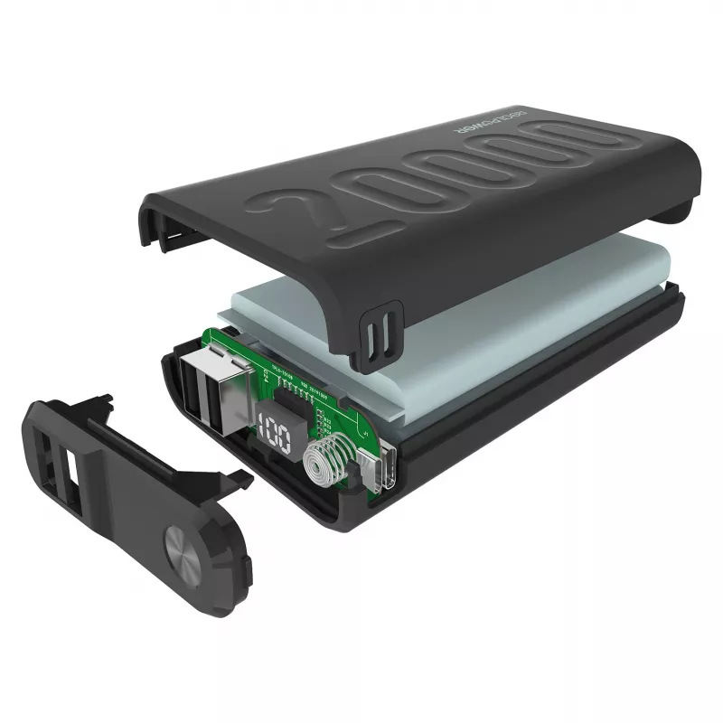 Batería portátil RealPower PB-20000 PD negra (323369)