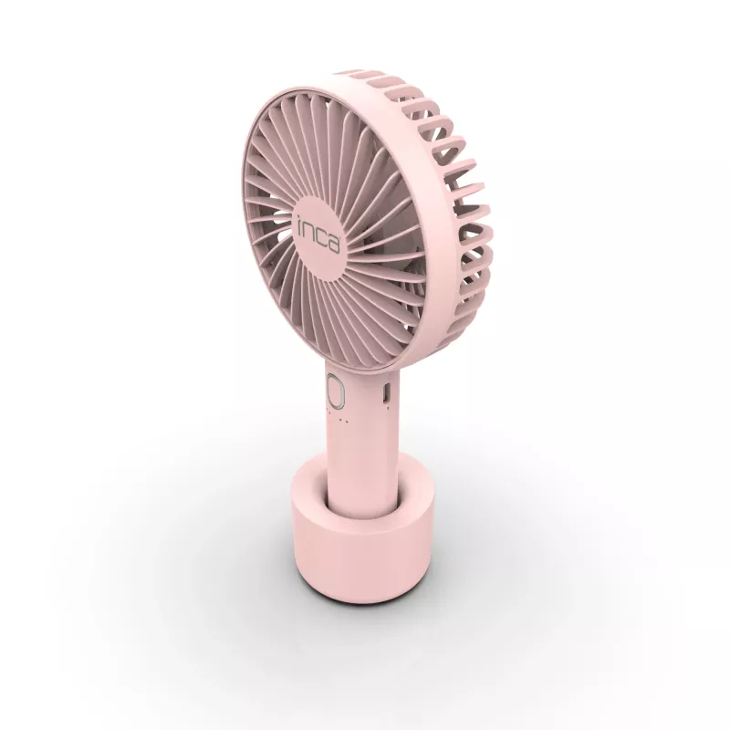 Ventilador nebulizador de mano Inca IMF-12P rosa