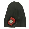 Gorro calefactable Glovii GC2B con batería — poliéster negro