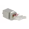 Delock 86404 módulo Keystone RJ45 Secure Cat.6 a LSA, blanco