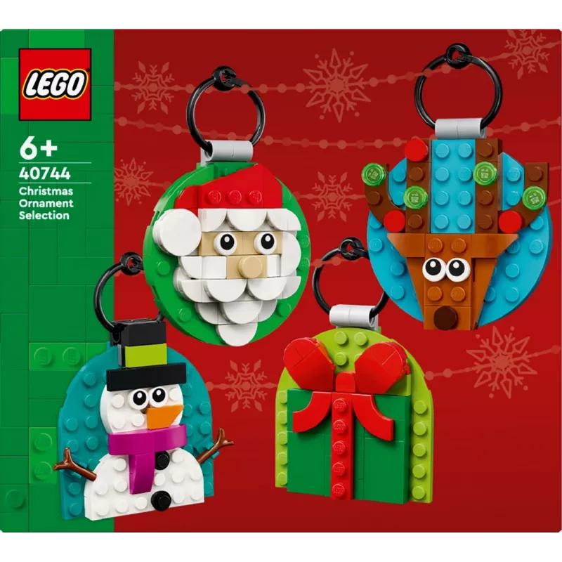 Bricks Iconic 40744 surtido de adornos navideños