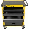 Carro de herramientas Stanley STST74305-1 con 5 cajones, amarillo/negro, 3 cajones planos + 2 altos