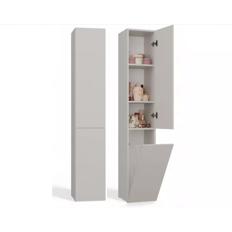 Armario de baño alto con cesta Top E Shop NEL IV Kaszmir