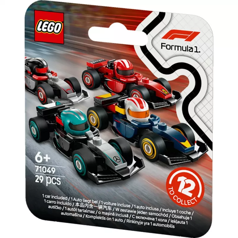 LEGO Minifigures 71049 Coches de carreras F1, de colección, artículo surtido