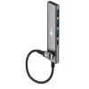 Hub USB slim de 4 puertos Goobay USB-C a/USB-A 5 Gbit/s - -Plug> 1x (76562)