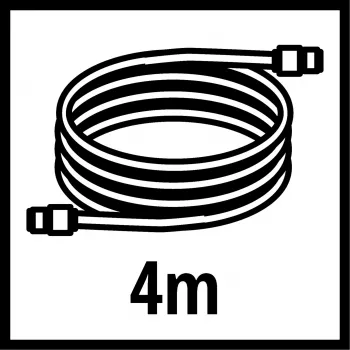 Manguera Einhell 41.394.10 4 m 8 bar rojo