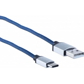 Cable USB ShiverPeaks BS14-50030 2m USB A USB C azul