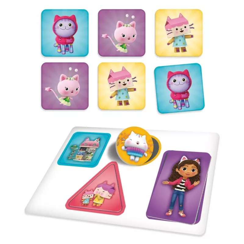 Mesa de actividades para niños Lisciani Biurko z grami - Koci Domek Gabi, mesa de aprendizaje interactiva