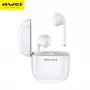 Auriculares Awei T28 TWS con base de carga blanco