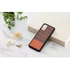 Funda para móvil man and wood para Samsung Galaxy S20+ — marrón a cuadros con borde negro