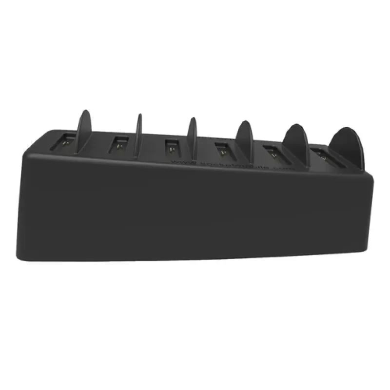 DuraCase 6 Bay Charger - Estación de carga para escáneres de códigos de barras - Europa - para DuraScan D800, D840, D860 (AC4194-2204)