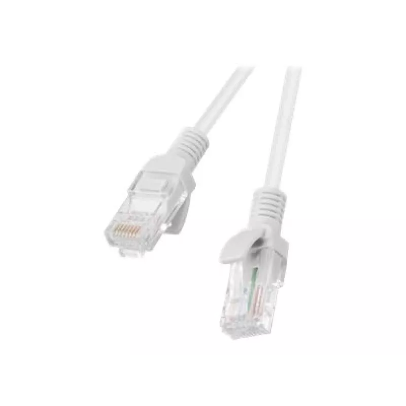 LANBERG Cable de red Cat5e U/UTP RJ-45 a RJ-45 20 m Gris, 26 AWG, conductor CCA