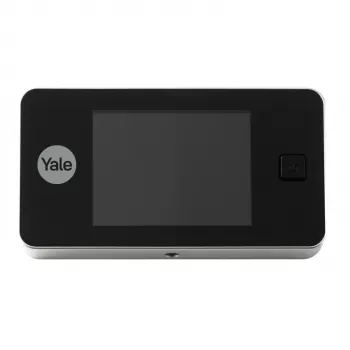 Mirilla digital Yale 45-0500-1432-00-6011 — LCD de 8,13 cm, ángulo de visión 105°, ángulo 110°, negro, 2×AAA