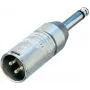 Neutrik - adaptador de audio - XLR3 (M) a conector mono (M) (NA2MP)