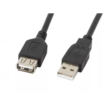 Cable USB Lanberg CA-USBE-10CC-0030-BK 3 m USB 2.0 negro