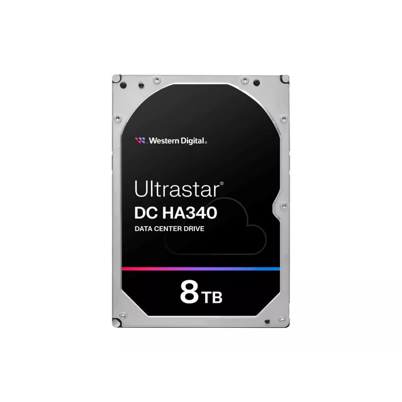 WD Ultrastar DC HA340 WUS721208BLE6L4 - Disco duro - centro de datos - 8TB - interno - 3,5 (8,9 cm) - SATA 6Gb/s - 7200 rpm - Búfer: 256MB (0B47078)
