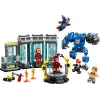 LEGO Marvel Laboratorio Armería de Iron Man 76315 set de juego – 384 piezas, 5 minifiguras, zona de exposición