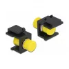 Módulo Keystone DELOCK 86851, conector macho FC plano, negro, 16,5×24×21,8 mm
