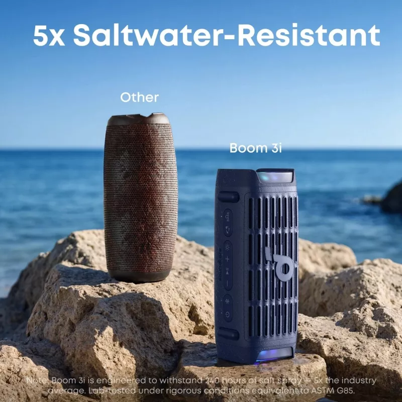 Altavoz Bluetooth portátil Anker Soundcore Boom 3i — 50 W, resistente al agua, de batería