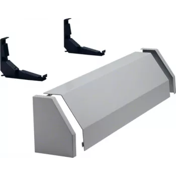 Hager Canaleta de cables 2 campos RAL7035 FZ352