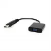 Adaptador DisplayPort a VGA negro