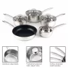 Juego de ollas Russell Hobbs BW06572EU72 — set de 5 piezas de acero inoxidable