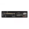 Lector de tarjetas DeLOCK 91708 USB 2.0 interno negro gris CF SD MicroSD