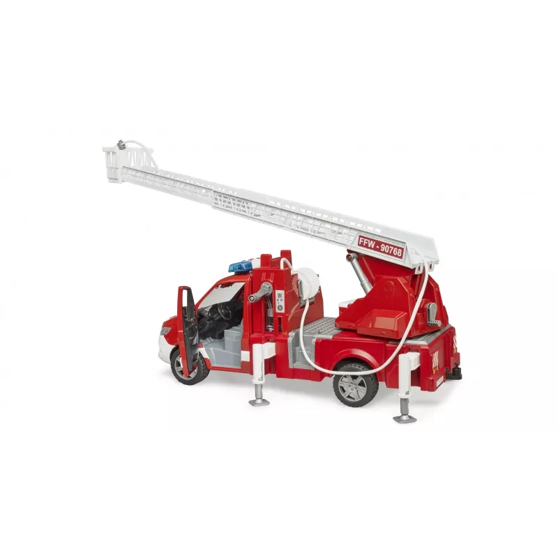 Camión de bomberos BRUDER 02673 rojo blanco plástico ABS 4 años