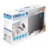 Calefactor de convección eléctrico NOVEEN CH7100 — 2000 W, 3 niveles de potencia, LCD, temporizador, mando a distancia, negro