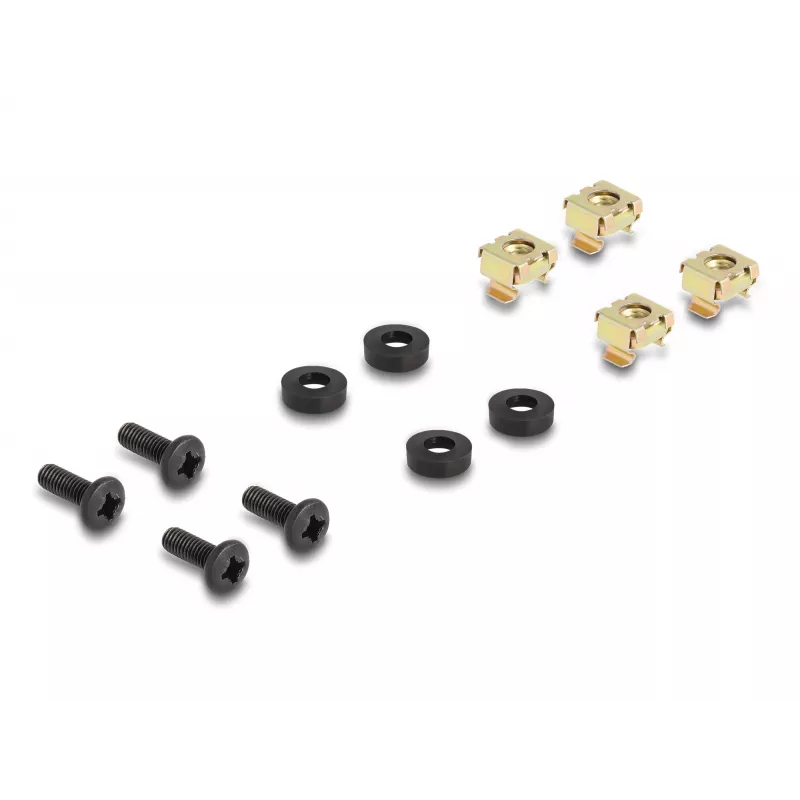 Regleta de cepillos DeLOCK 66750 gris metal nailon 19 pulgadas