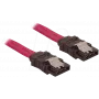 S-CONN 78241-0.7 cable SATA, 70 cm, recto, enganche metálico
