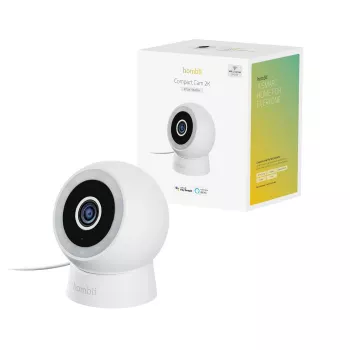 Hombli Cámara exterior inteligente, Compact Cam 2K, Blanco
