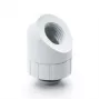 Racor giratorio de 45° BitsPower Artemis – blanco ártico (BPM-AT45R-WH)