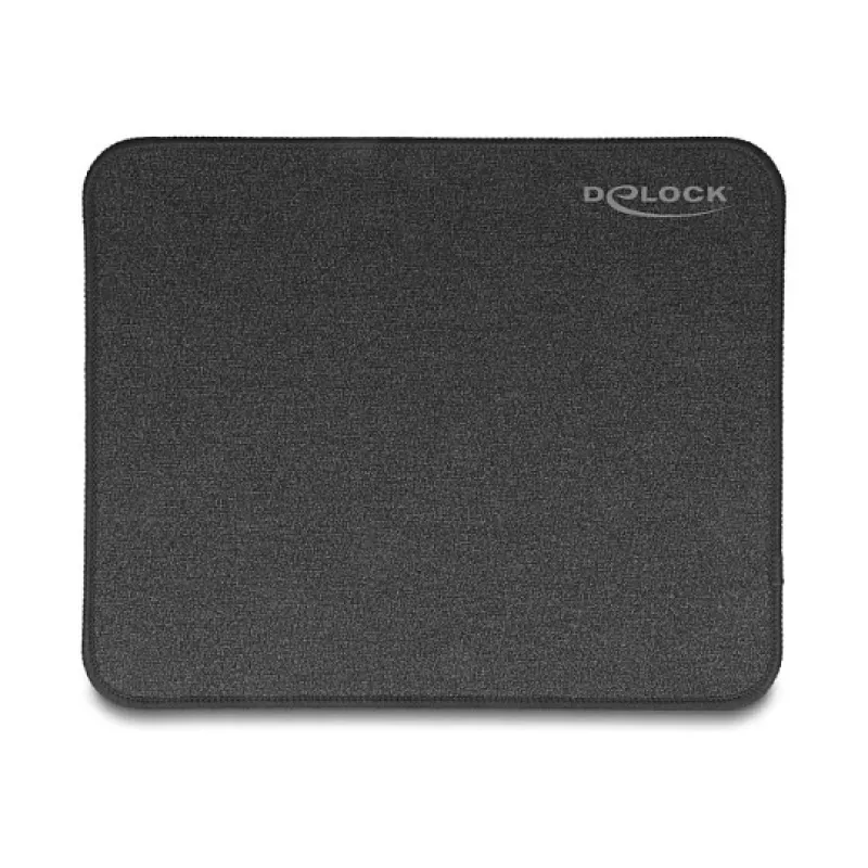 Alfombrilla de ratón DeLOCK negro brillante 300x245mm goma antideslizante