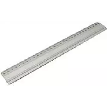 Regla WEDO 300 mm Aluminio con base antideslizante de goma