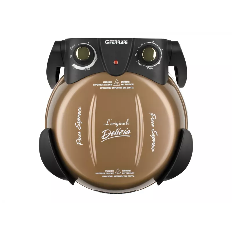 Pizzera G3 Ferrari Delizia 1 pizza 1200W negra bronce