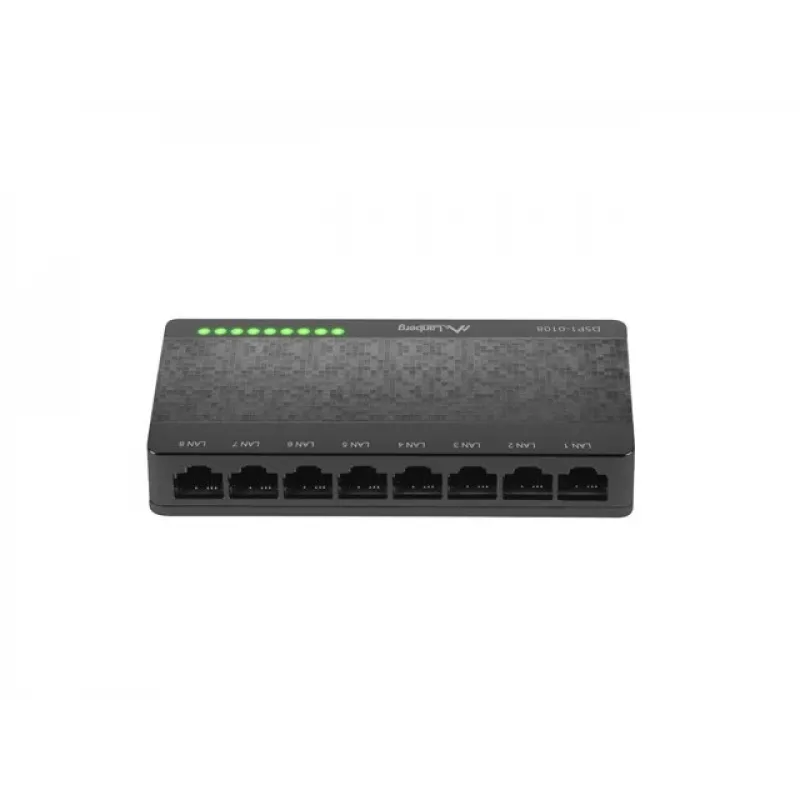 LANBERG DSP1-0108 switch Lanberg DSP1-0108 8 puertos 100MB/S de sobremesa