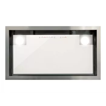 Campana CATA GC DUAL A 45 XGWH Campana de pared, clase de eficiencia energética A, ancho 45 cm, 820 m3/h, control táctil, LED, vidrio blanco