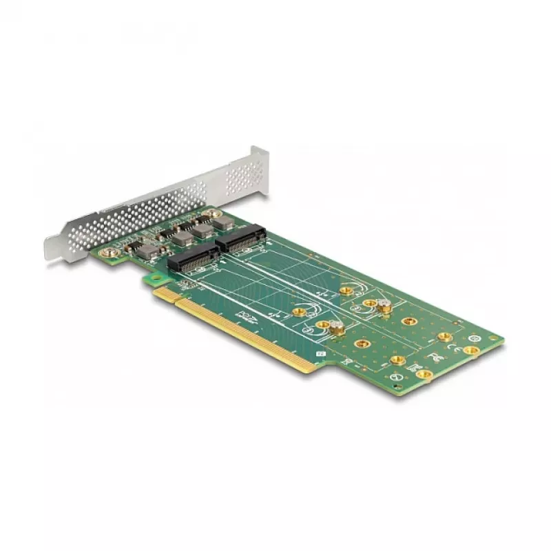 Tarjeta DeLOCK PCI Express 4.0 x16 a 4 x NVMe M.2 Key M internos 110 mm