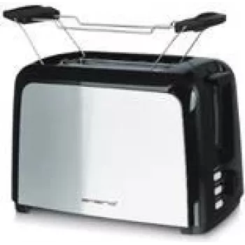 Tostadora Triton TO-123924 — 2 ranuras, 750 W, negra y acero inoxidable
