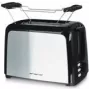 Emerio TO-123924 Tostadora de 2 ranuras, 750 W, negro/acero inoxidable