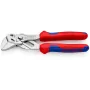 Knipex 86 05 150 mini llave de tenazas, 150 mm, capacidad 27 mm, cromada, ajustable en 10 posiciones