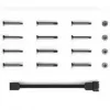 Ventilador de caja Alphacool Apex Stealth Metall Aurora 120 mm - Negro