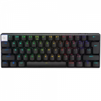 Teclado gaming inalámbrico LOGITECH PRO X 60 LIGHTSPEED (táctil) - NEGRO - PAN - 2,4 GHZ/BT - EMEA28i-935 - INTERRUPTOR TÁCTIL