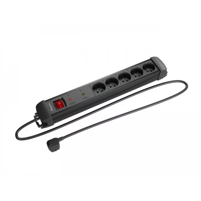 Regleta de enchufes 5,0 m 5x230 CZ SP1-05E-0500-B