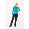 Sudadera con capucha Viking Jukon Lady S, sudadera con capucha midlayer para mujer, verde hierba, Polartec, talla S
