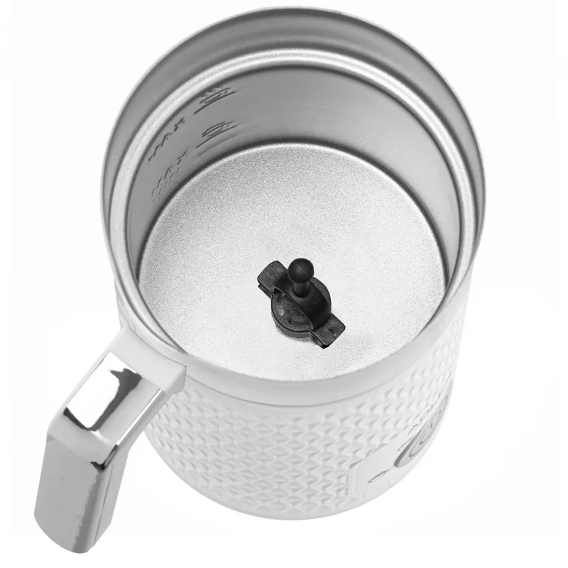 Espumador de leche automático Adler AD 4494 Metallic White — 130 ml de espuma, 300 ml de calentamiento, 500 W